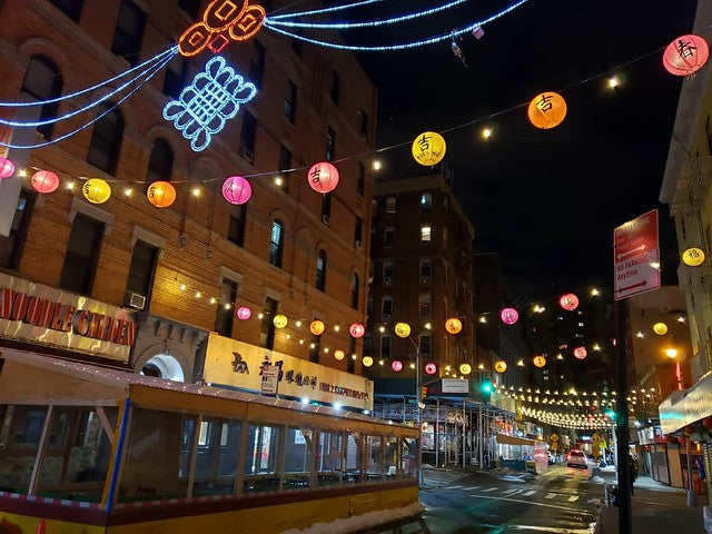Lanterns on Mott Street