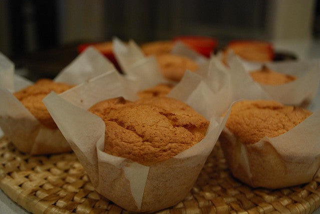 Some paper-wrapped Chinese sponge cakes