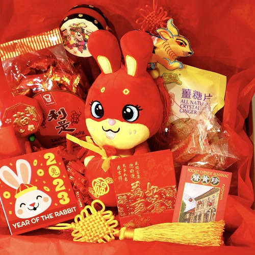 Year of the Rabbit friendship box components