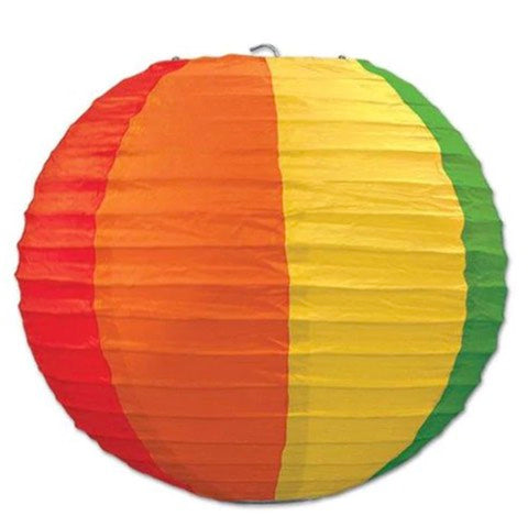 Rainbow paper lantern