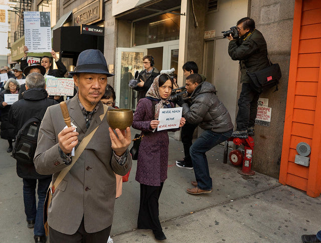 Silent March for Japanese internment camp Day of Remembrance by Stan Honda