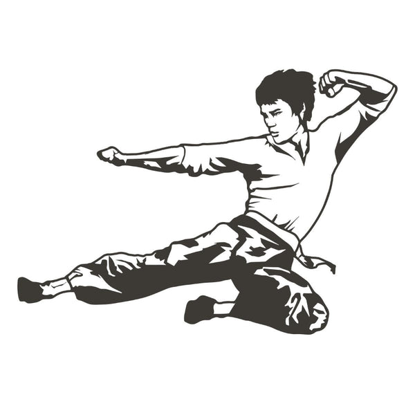 Bruce Lee Big Boss Flying Kick Pin