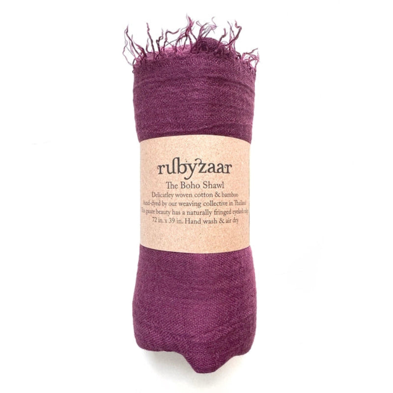Rubyzaar Boho Organic Shawl