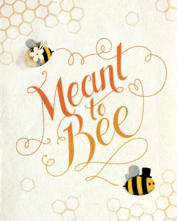 Good Papers's "Meant to Bee" card