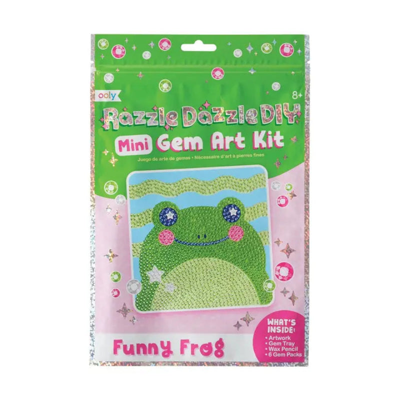 Razzle Dazzle DIY Mini Gem Art Kit- Funny Frog