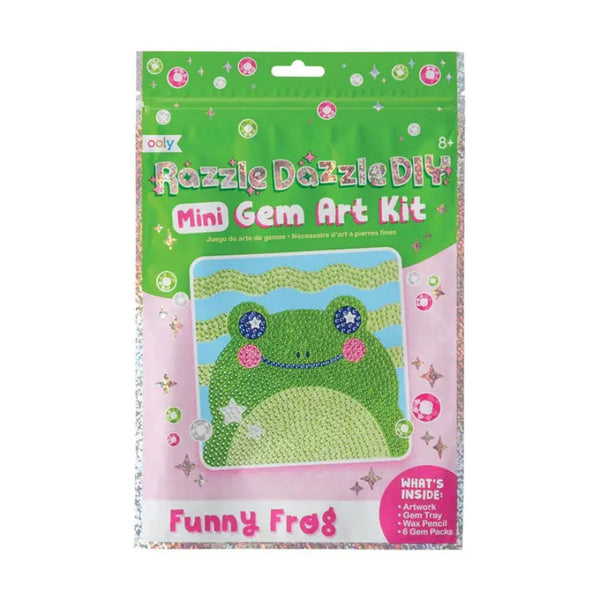 DIY Mini Gem Art Kit- Funny Frog