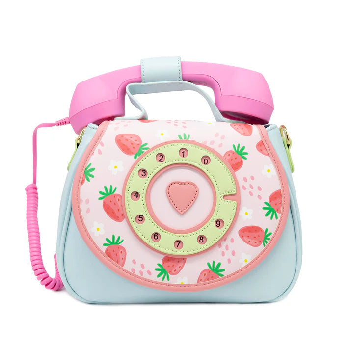 Ring Ring Phone Handbag-Strawberry Fields