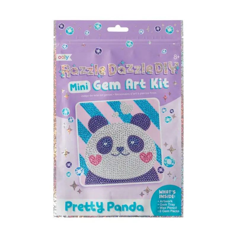 Razzle Dazzle DIY Mini Gem Art Kit- Pretty Panda