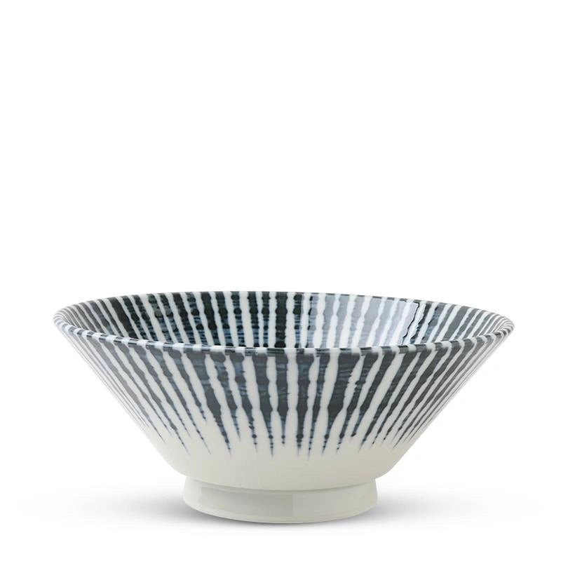 Tokusa Blue and White Ramen Bowl