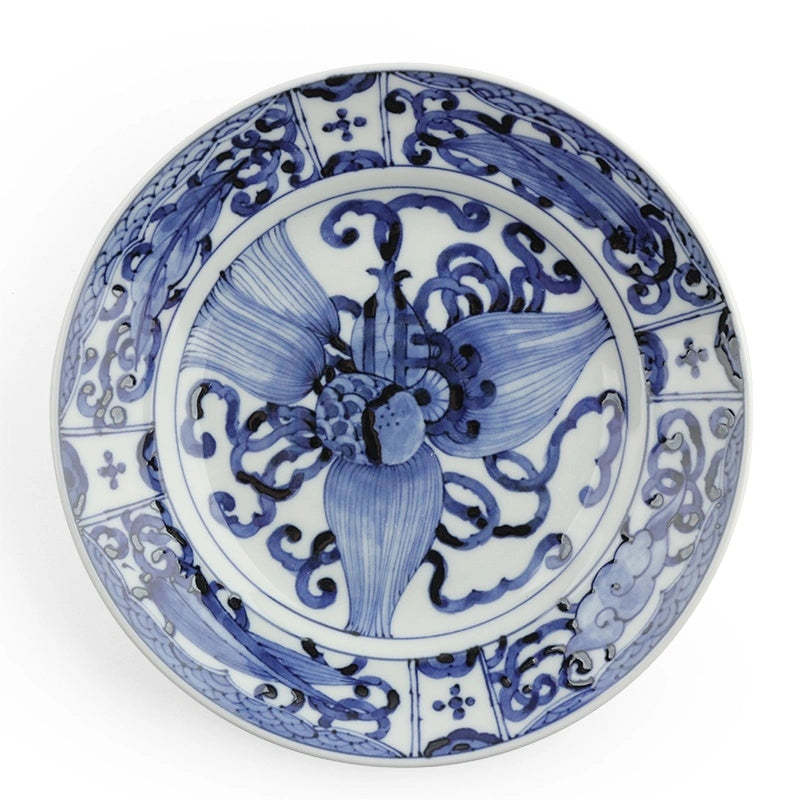 Takara Zukushi Blue & White Plate