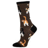 Cat Butt Socks- Brown Heather