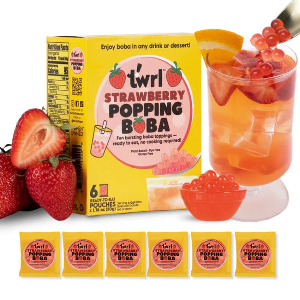 Twrl Strawberry Popping Boba- 6 pack (Copy)