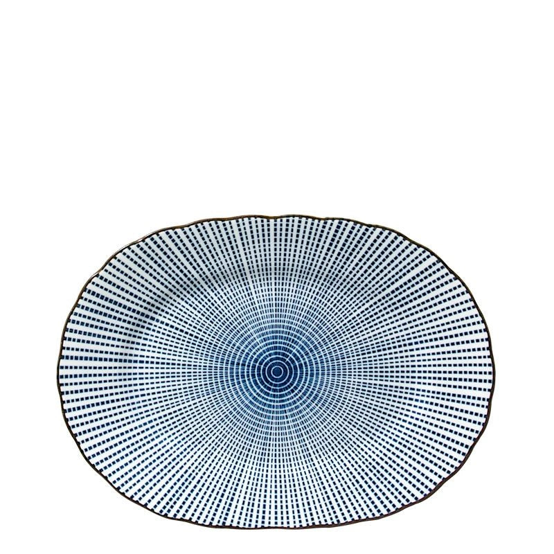 Sendan Tokusa Oval Plate