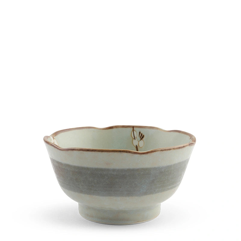Spring Blossoms Scalloped Bowl