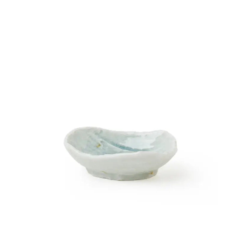 Coral Blue Sauce Dish