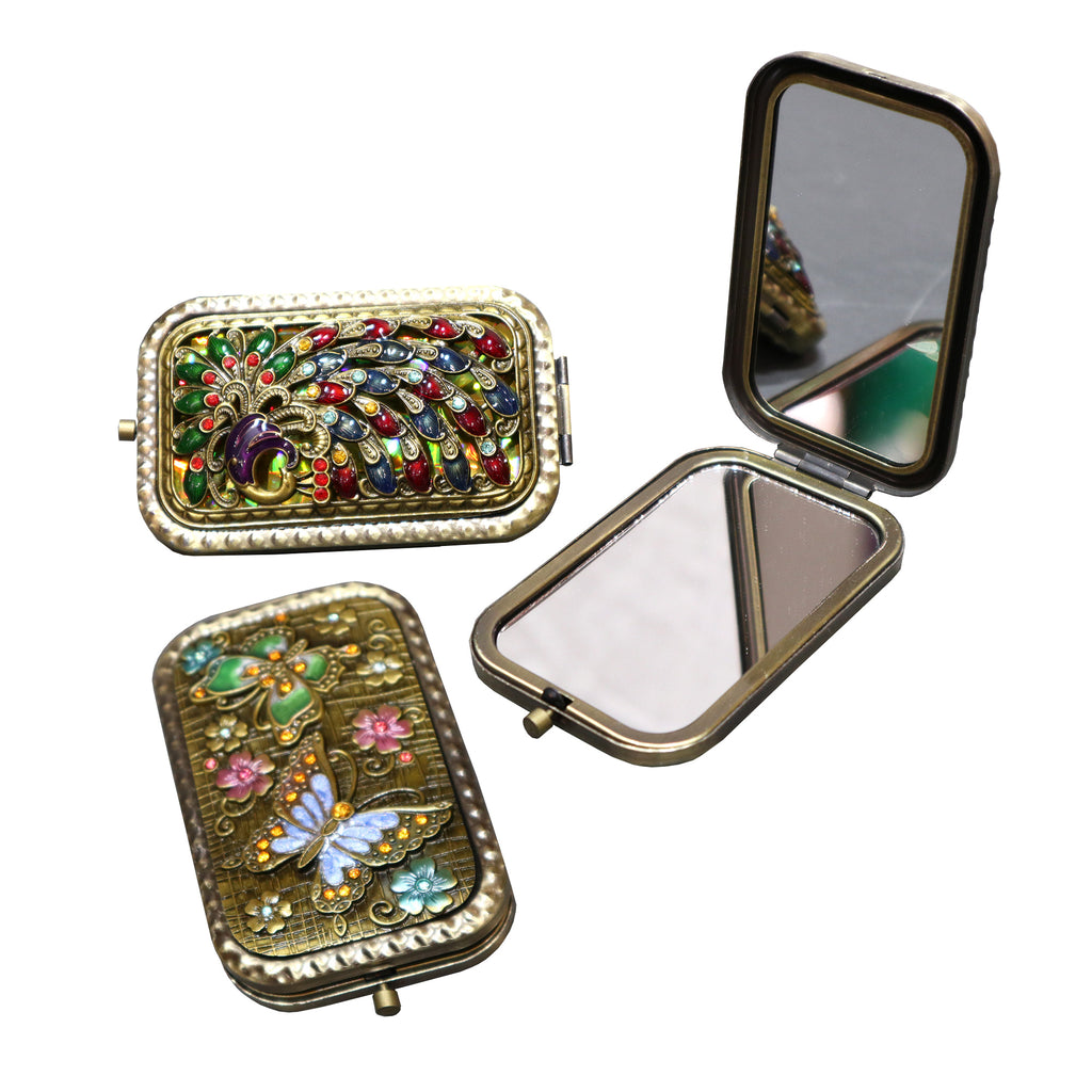 Jeweled Compact Mirror