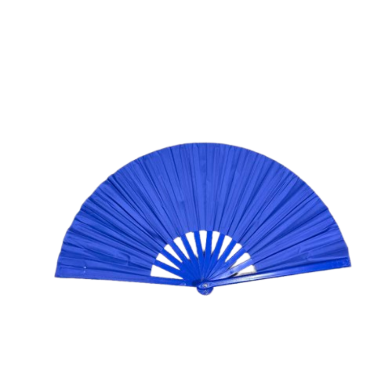 Solid Color Nylon Fabric Fan - Assorted Colors