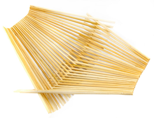 Folding bowl made with 20 pairs of upcycled chopsticks, natural color