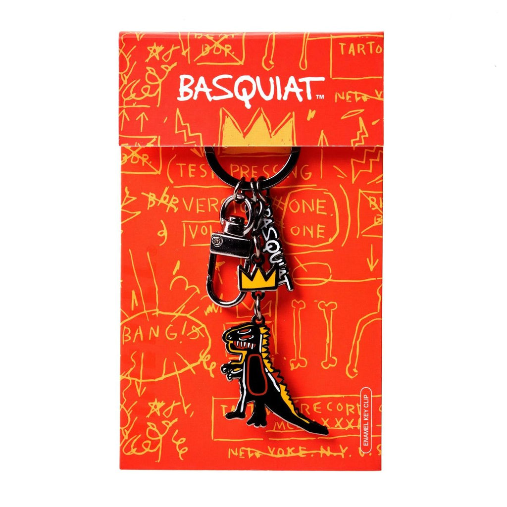 Jean-Michel Basquiat - Crowned T-Rex Keyclip
