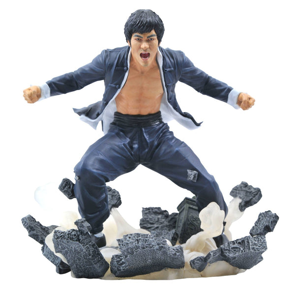 Bruce Lee Earth Figurine outside of the box