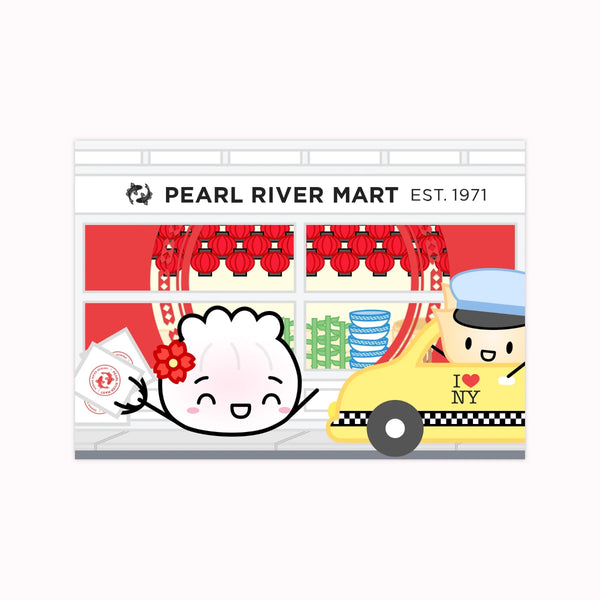 Dim Sum Postcard: Pearl River Mart - Front of card