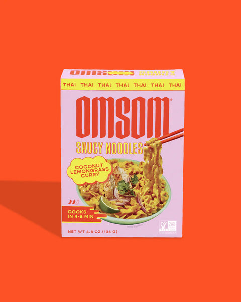 Omsom saucy noodles coconut lemongrass curry