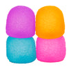 NeeDoh Gumdrop- pink orange, blue and purple