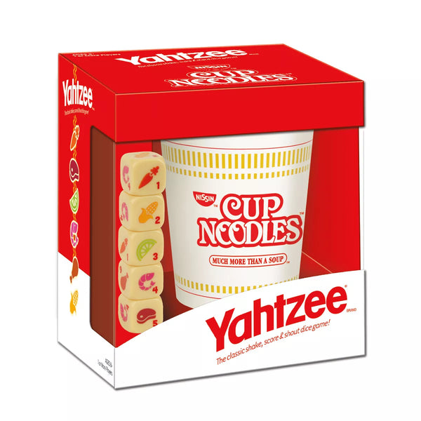 Yahtzee cup noodle game!