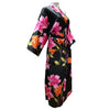 Blank ankle-length robe with lily design