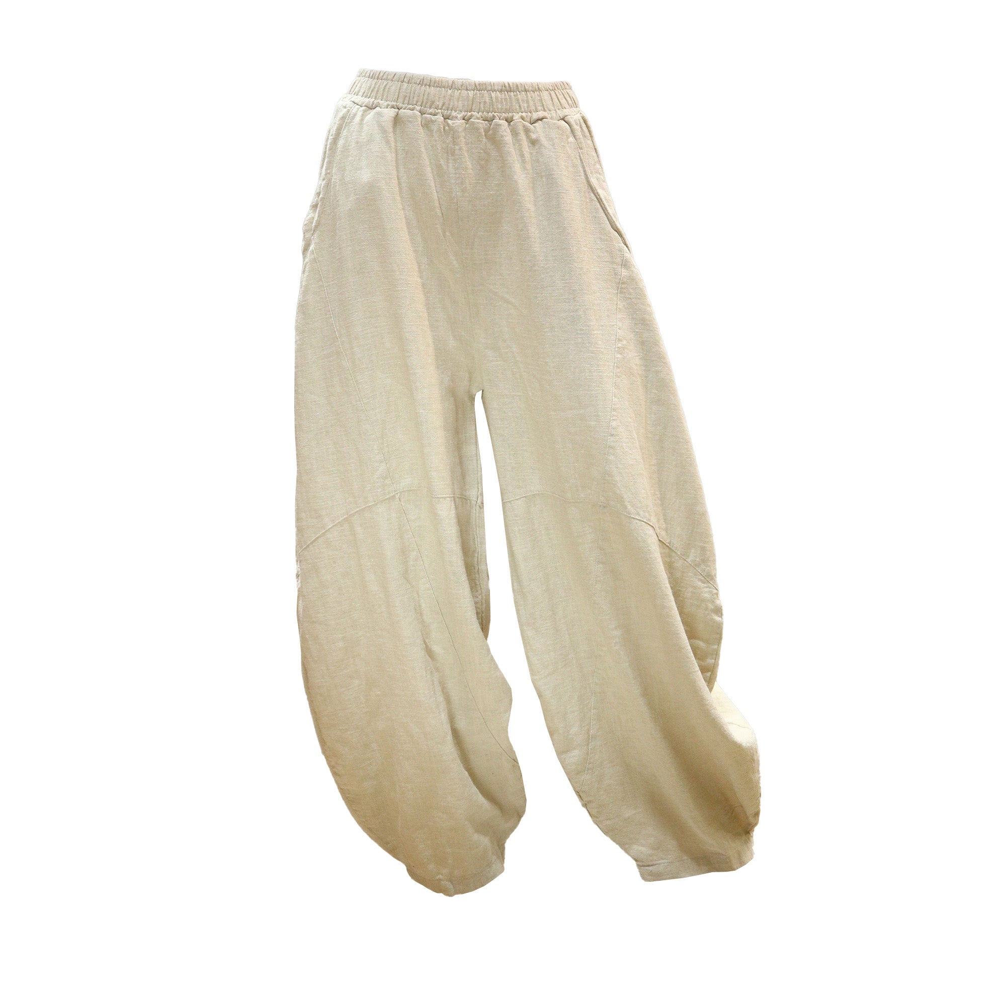 Baggy Fit Joggers Beige – Pearl River Mart - Main Image