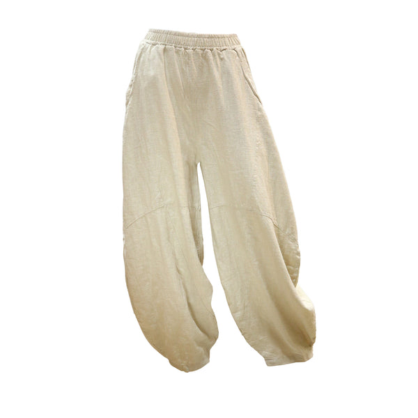 Baggy Fit Joggers - Beige