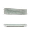 Green ceramic tray and headband on a white background