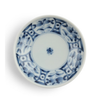 Blue on White Ceramic Sauce Dish