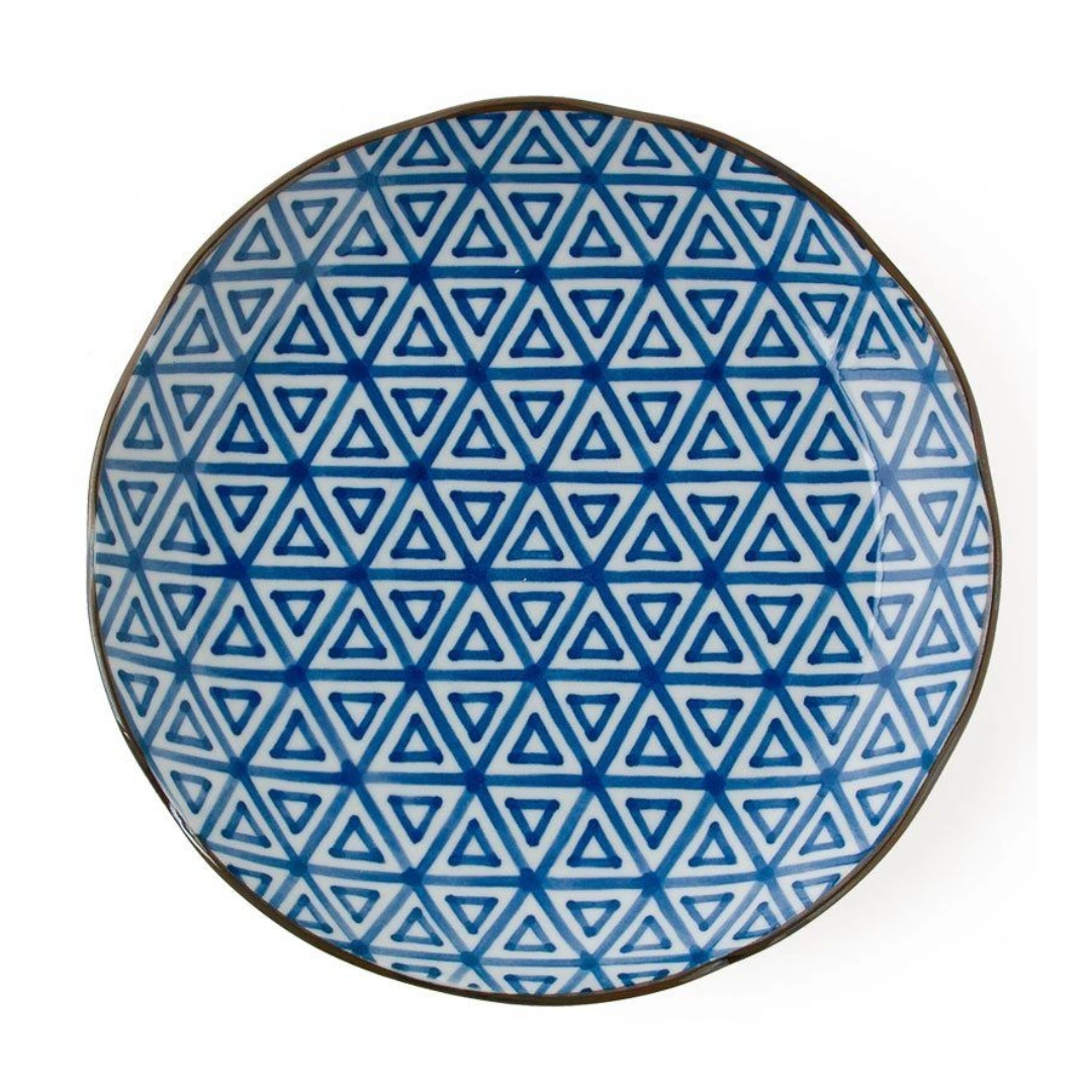 Monyou Blue on White Dinner Plate - 10 inches – Pearl River Mart