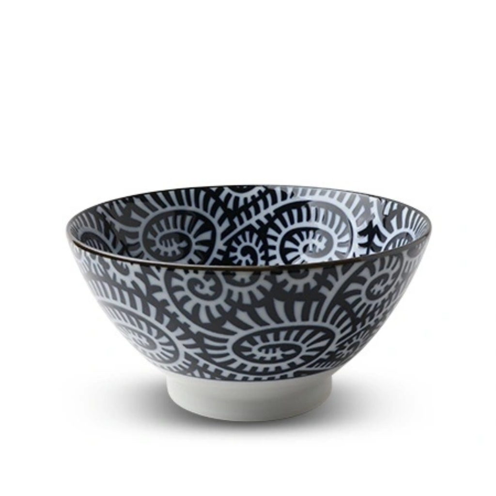 Blue on White Classic Pattern Noodle Bowl