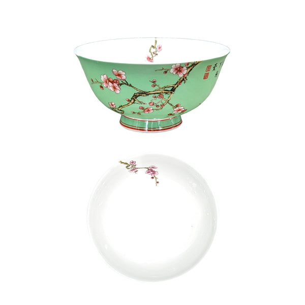Plum Blossom Rice Bowl - Green