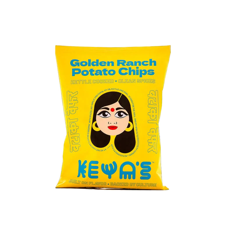 Keya's Golden Ranch Potato Chips
