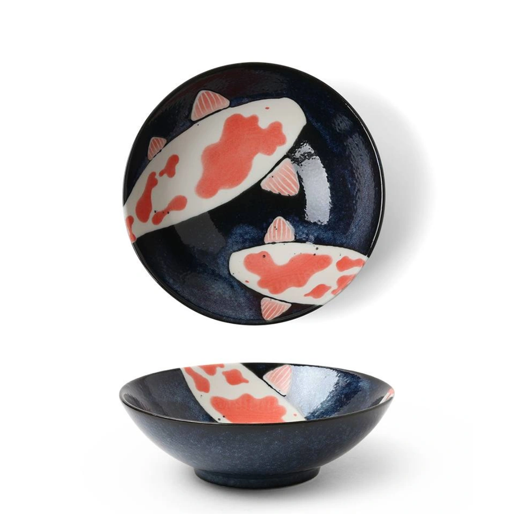 Namako Koi Shallow Bowl - 5.75 in