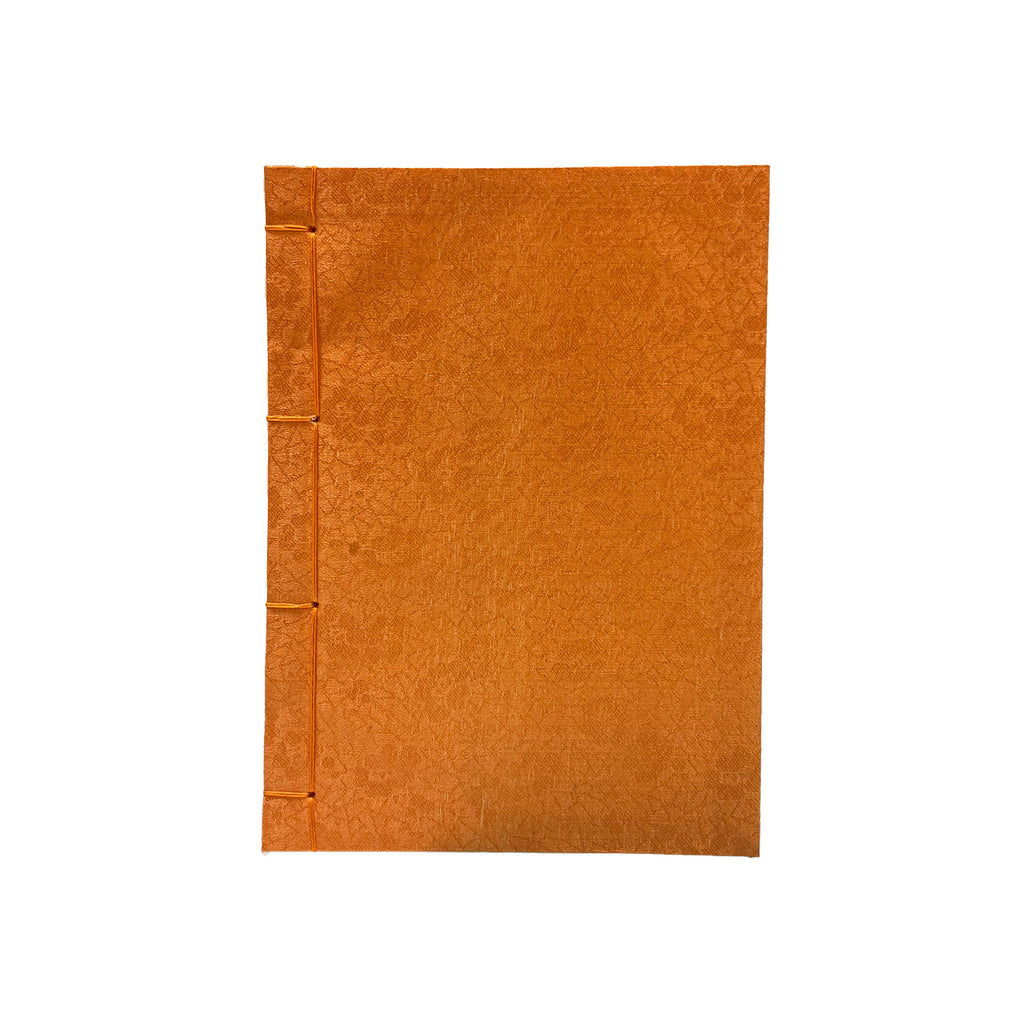 Silk Cover Hand Bound Journal - 5 x 7 Inch (Various Colors)