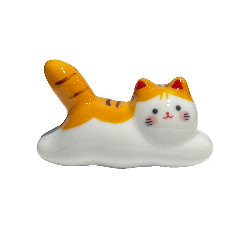 Ceramic Cat Chopstick Rest (Various Colors)