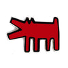 Keith Haring Red Dog Barking Pin