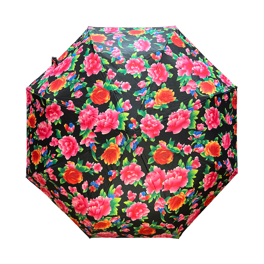 Black Dongbei Flower Umbrella