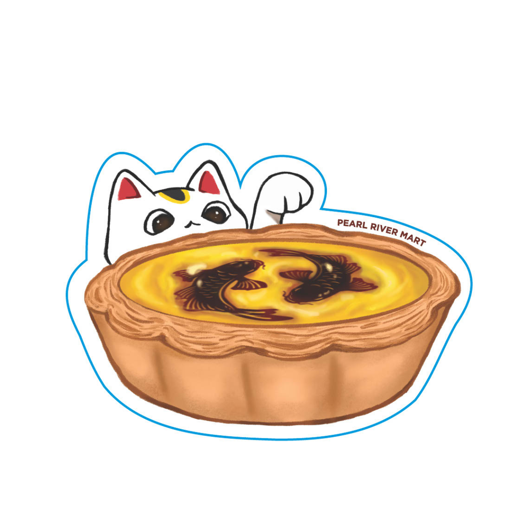 Egg Tart Kitty Sticker