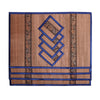 Thai-Style Woven Placemat and Coaster Set Blue