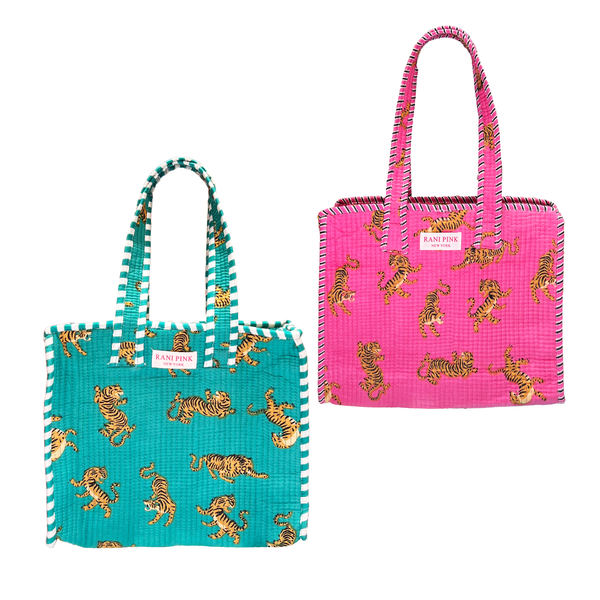 Rani Pink Tiger Tiny Tote