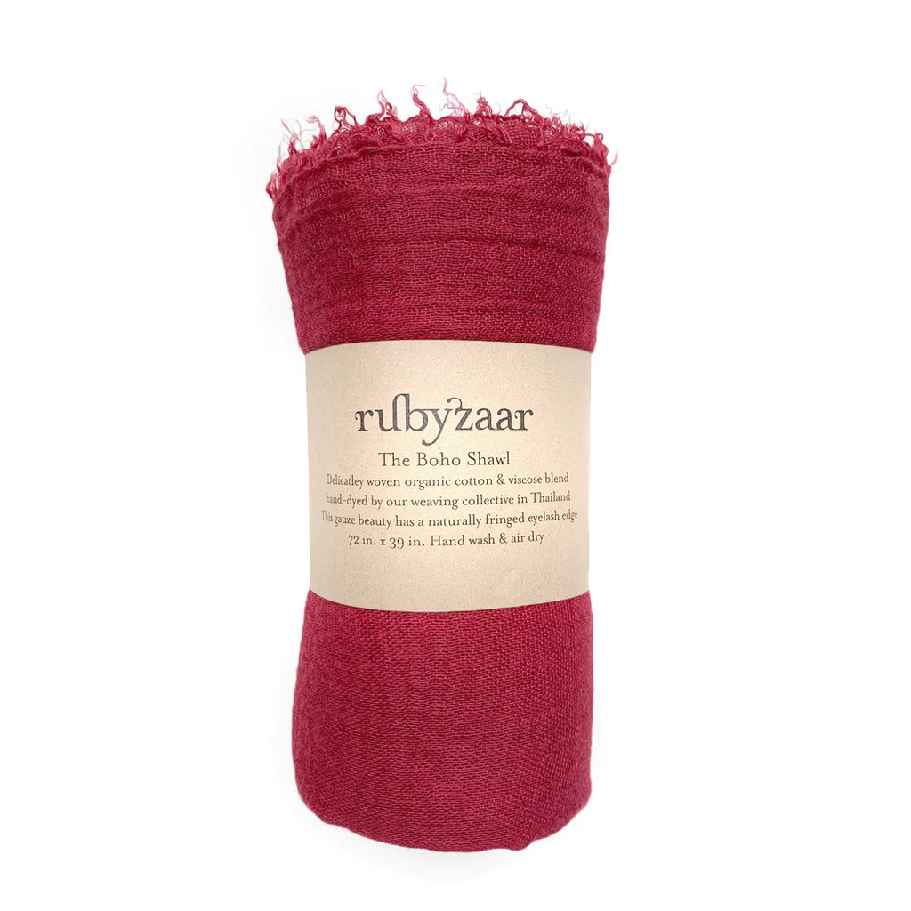 Rubyzaar Boho Organic Shawl