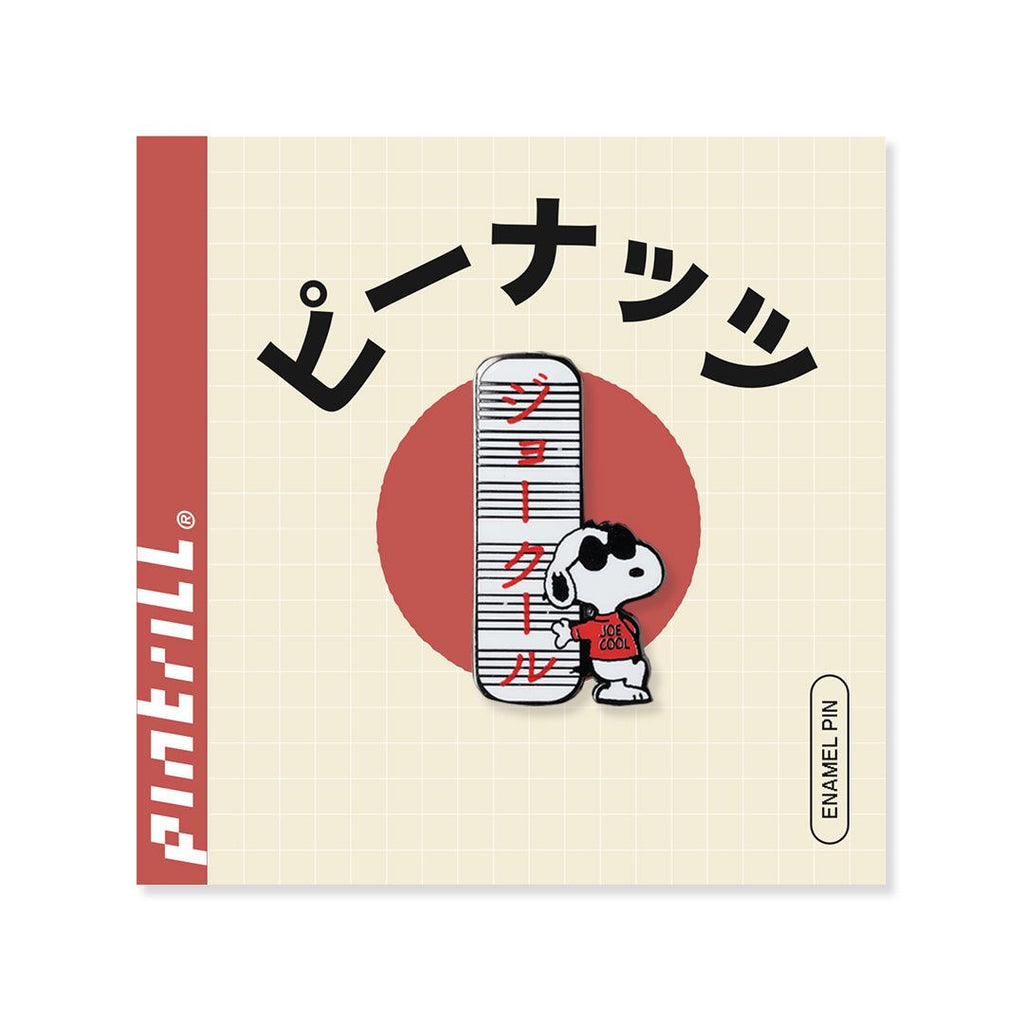 Peanuts Worldwide - Red Joe Cool Sign Pin