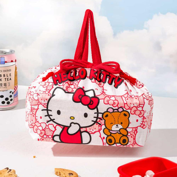 Hello Kitty Drawstring Lunch Bag