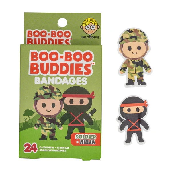 Boo Boo Buddies Bandages - Ninja and Soldier