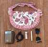 Rani Pink Mini Croissant Peacock Bag